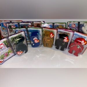 Rare Set of 10 Ty McDonalds Teenie Original Beanie Baby .NEW